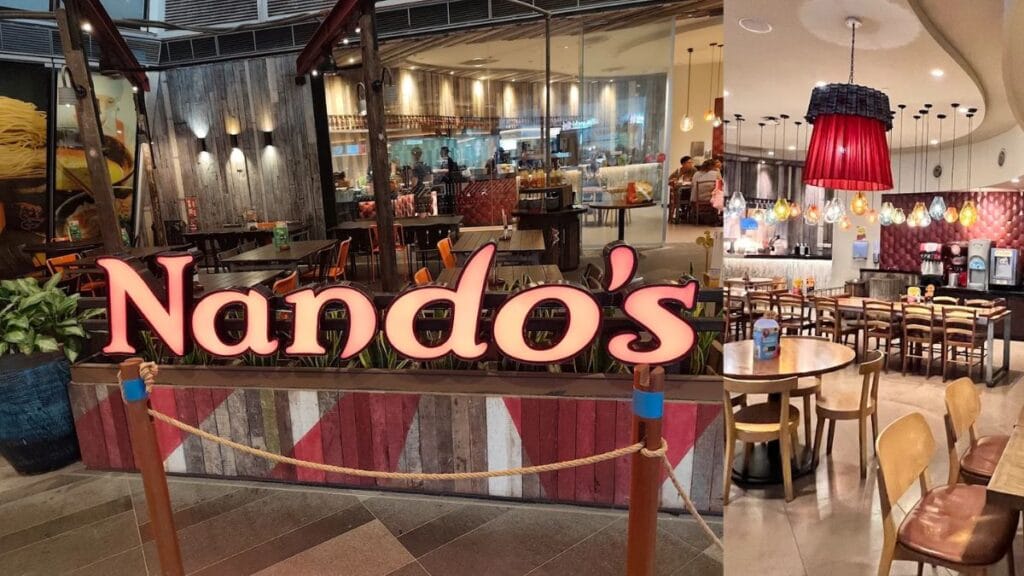 Nandos Star Vista: "Halal Nandos flame-grilled peri-peri chicken restaurant at Star Vista B1-09 Singapore"