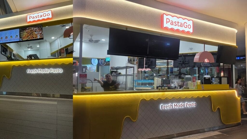 PastaGo: "Freshly made halal PastaGo Italian pasta takeaway menu at Star Vista B1-37D Singapore"