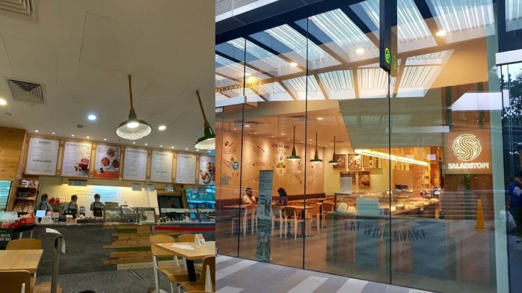 SaladStop! Metropolis: "Fresh SaladStop custom healthy salads and wraps at Metropolis near Star Vista 01-16"