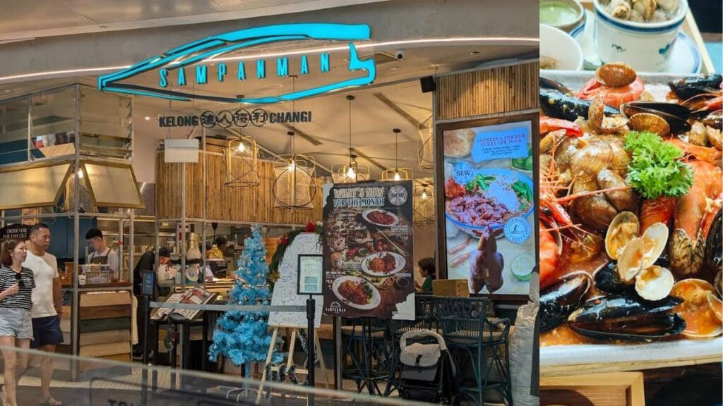 Fresh seafood buckets and Halal-certified dining at Sampanman Jewel