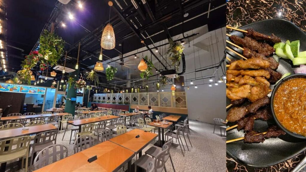 Traditional local Singaporean dishes and nasi padang favorites at the affordable Syed Cafe halal buffet.