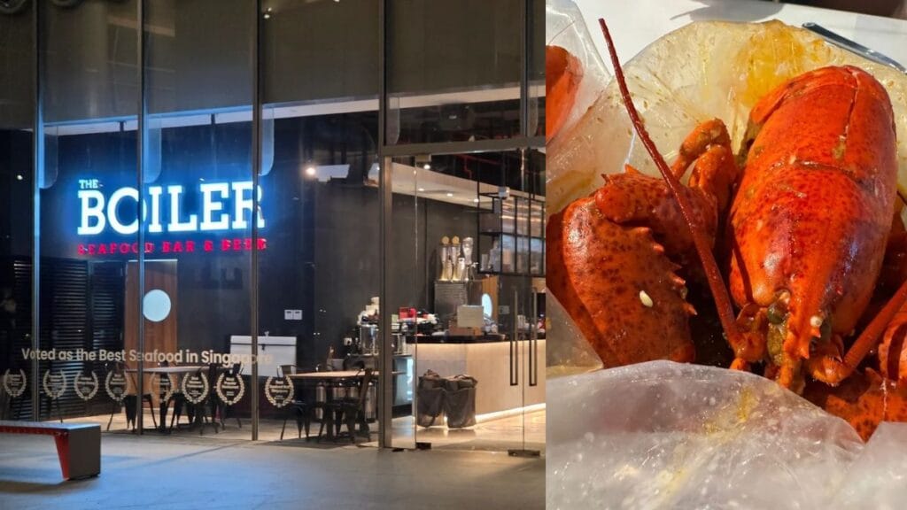 The BOILER: "Premium The Boiler seafood boil and crab restaurant at Elementum near Star Vista 01-03"