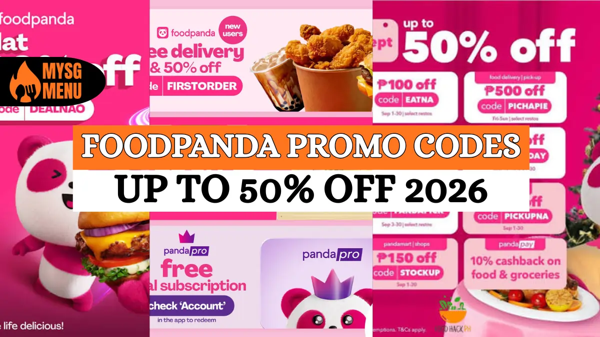 Foodpanda Promo Codes Singapore: Up to 50% Off (June 2026) 1 Foodpanda Promo Codes Singapore Up to 50% Off (2026)