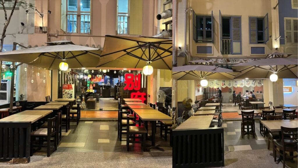 Straightforward, fast-paced ramen dining setting at Beppu Menkan serving reliable Telok Ayer food to office workers.
