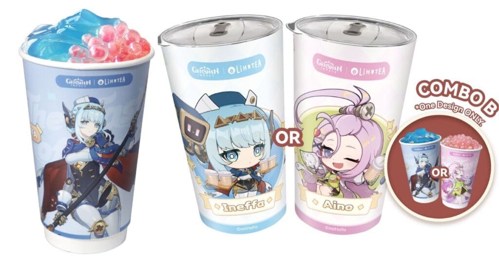 LiHO Tea LiHO TEA X GENSHIN IMPACT menu with price in Singapore