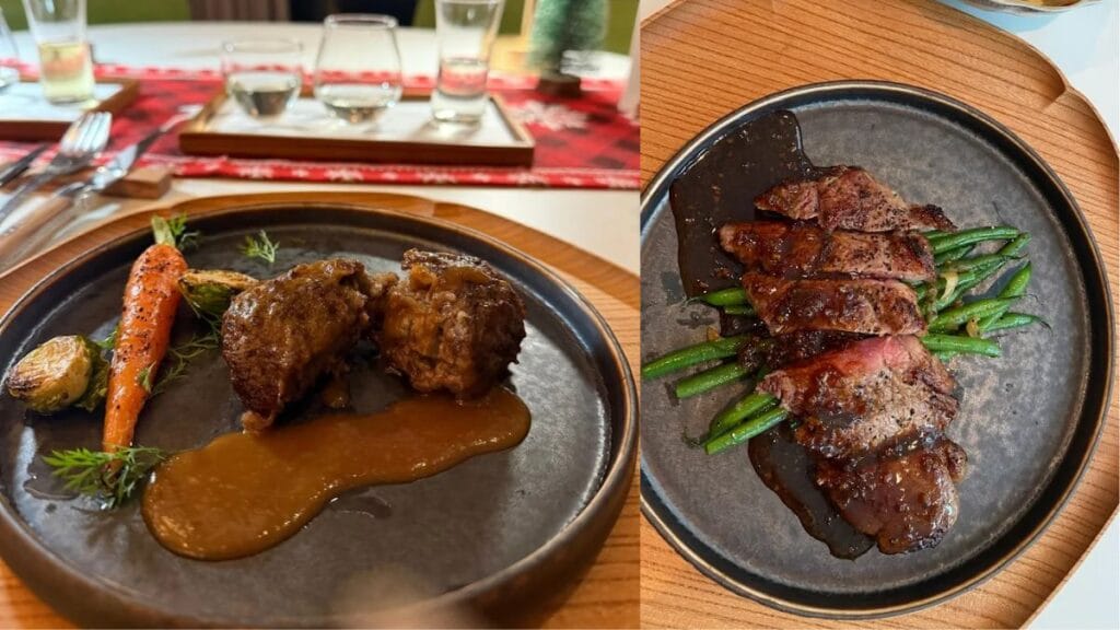Beautifully plated Wakon Yosai course featuring nine mini dishes, an upscale Telok Ayer food experience.