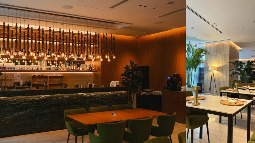 Elegant and quiet Japanese-French fusion restaurant inside Capri by Fraser, a refined spot for Telok Ayer food.
