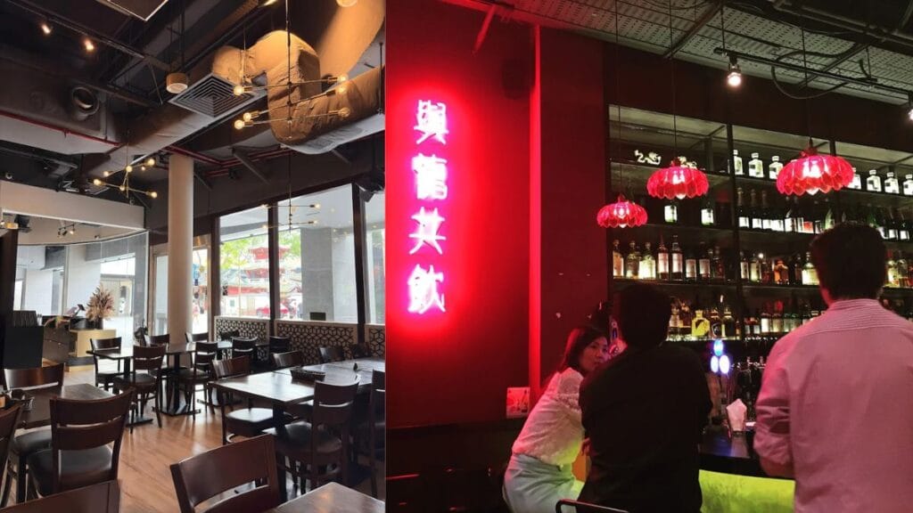 Relaxed Western fusion cafe environment at Royz et Vous, a family-friendly spot for halal Telok Ayer food.
