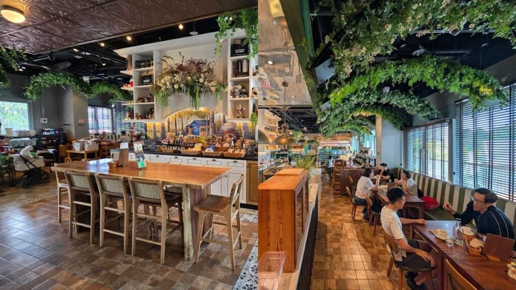 Best Dog Cafe Singapore: 26 Pet-Friendly Spots (2026) 12 A family enjoying brunch with their pet at Surrey Hills Grocer, a premium dog friendly cafe singapore.