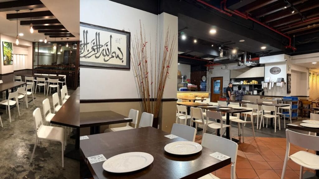 Quiet and relaxed dining atmosphere at Tok Tok Soup House, a great alternative for fast Telok Ayer food.