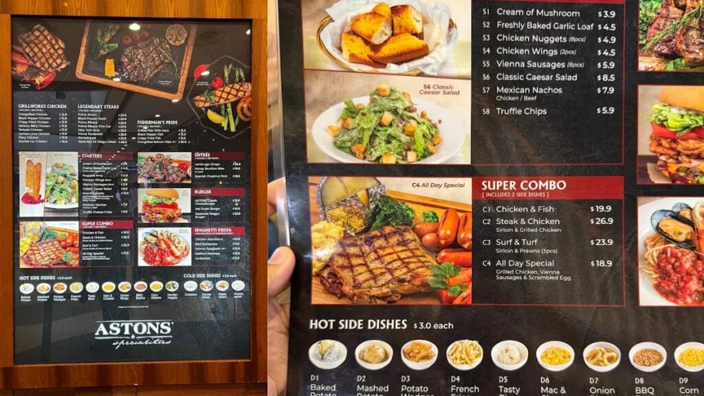 ASTONS Specialities Menu & Buffet Prices 2026 (Singapore) 3 ASTONS Specialities Menu & Buffet Prices 2026 (Singapore)