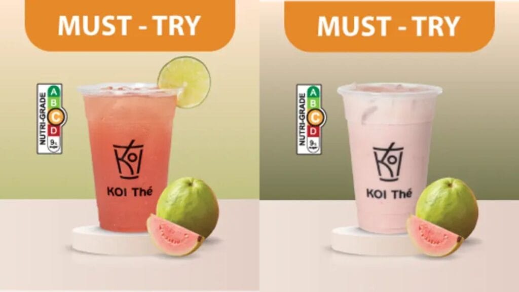 Koi Pink Guava Menu Price
