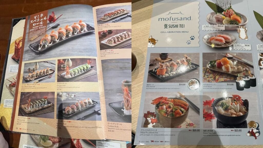 Sushi Tei Menu with Prices Singapore [2026 Updated]