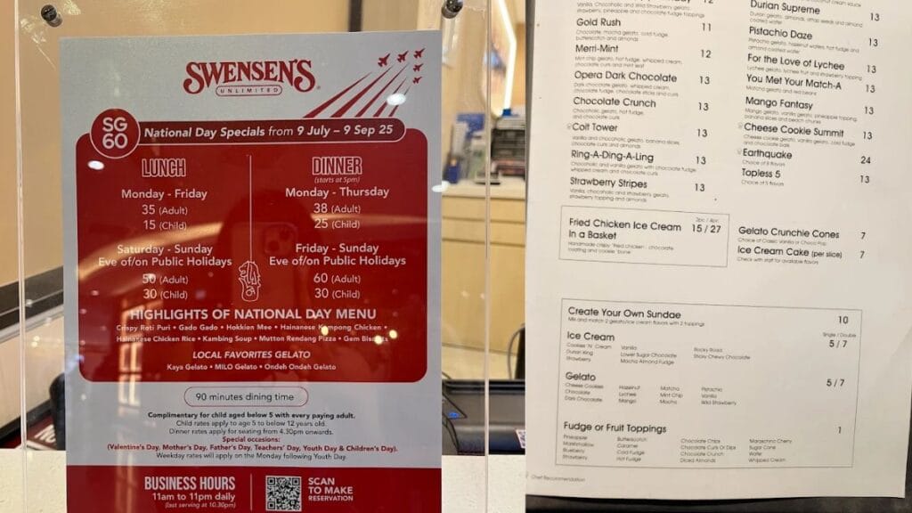 Swensens Menu Prices 2026 (Singapore) & Buffet Rates 3 Swensens Menu Prices 2026 (Singapore) & Buffet Rates