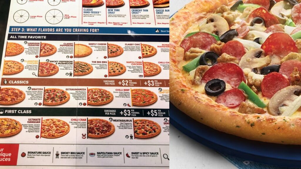 Updated Dominos Menu Prices in Singapore + 1-for-1 Deals