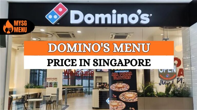 Updated Dominos Menu Prices in Singapore + 1-for-1 Deals